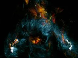 Light painting photograph, Sami Voutilainen